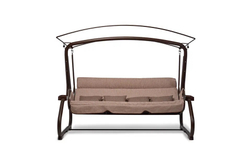 Садовые качели Redford «Бригантина Люкс Шоколад» с москитной сеткой