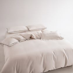 Комплект постельного белья Однотонный Сатин Элитный «Идеальная белизна»