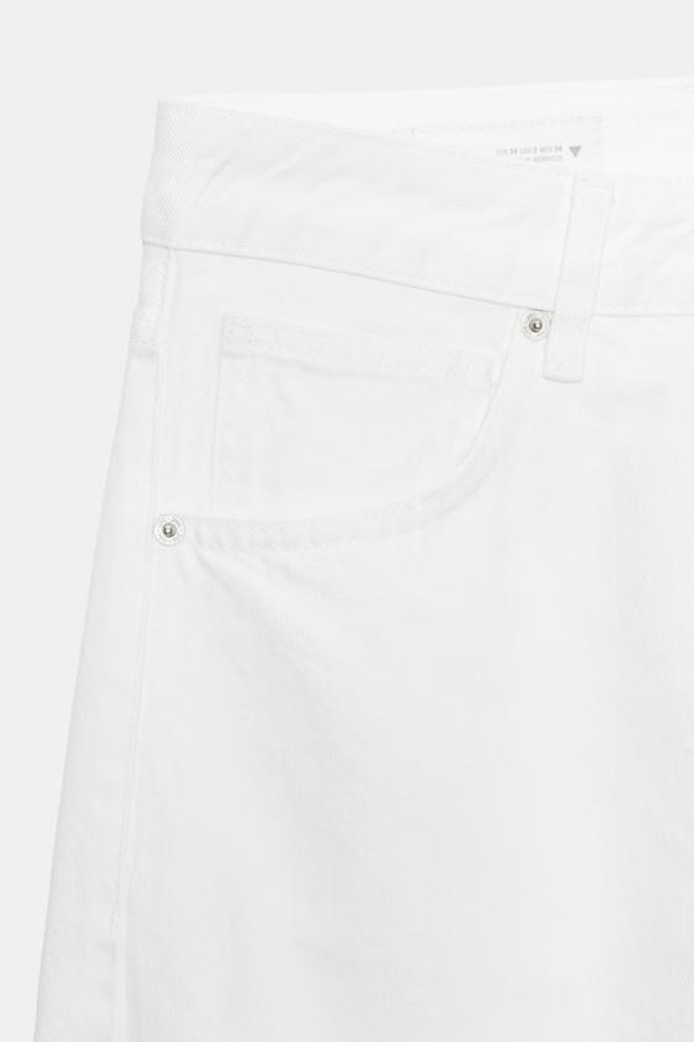 ZARA ДЖИНСЫ TRF BALLOON СО СРЕДНЕЙ ПОСАДКОЙ, ЖЕЛТОВАТО-БЕЛЫЙ