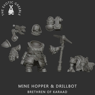 Votann Miner with Drillbot