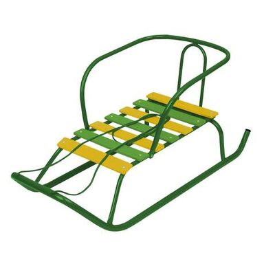 Санки "Ветерок №1" (без ручки), цвет зеленый