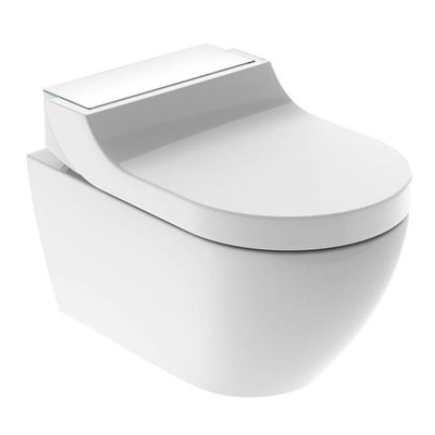 Электронный унитаз Geberit AquaClean Tuma Comfort 146.294.SI.1 (панель белое стекло)