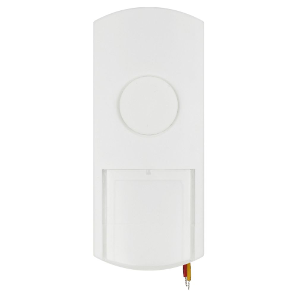 Кнопка дверного звонка ЭРА D1 проводного, белая