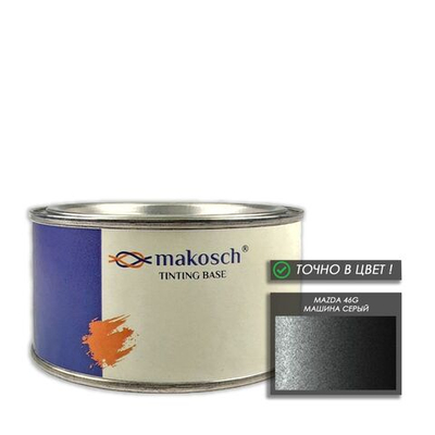 Автоэмаль makosch/MAZDA 46G, Базовая эмаль, серый, перламутр, 200мл.