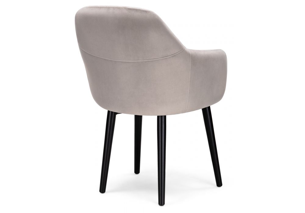 Кресло Бри дымчатое / черное