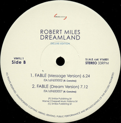 LP: Robert Miles — «Dreamland» (1996/2016) 2LP+CD, Deluxe Limited Edition, черный винил