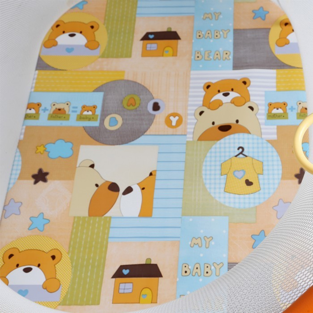 Манеж детский "Овал" NEW (белый арт.110802)