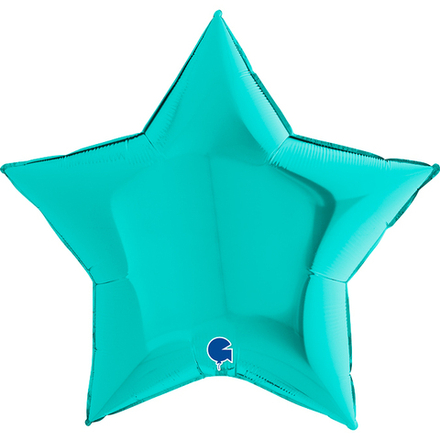 Шар (18""/46 см) Звезда, Тиффани, 1 шт. Е57