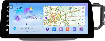 Магнитола для Chery Tiggo 4 2018+ - FarCar монитор 12.3" 2K QLED на Android 14, TS10, CarPlay, 4G SIM-слот