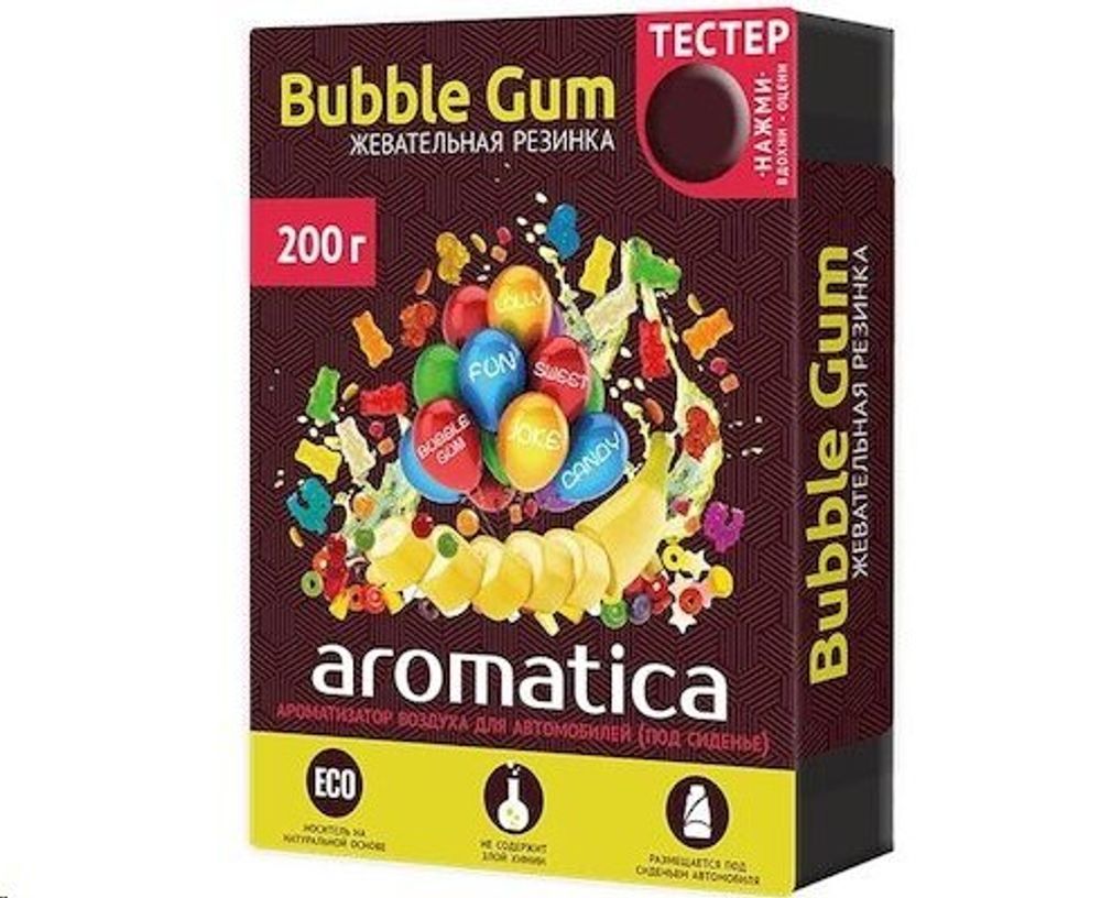 Ароматизатор под сиденье  AROMATICA  Bubble Gum 200 мл гелевый (FOUETTE)