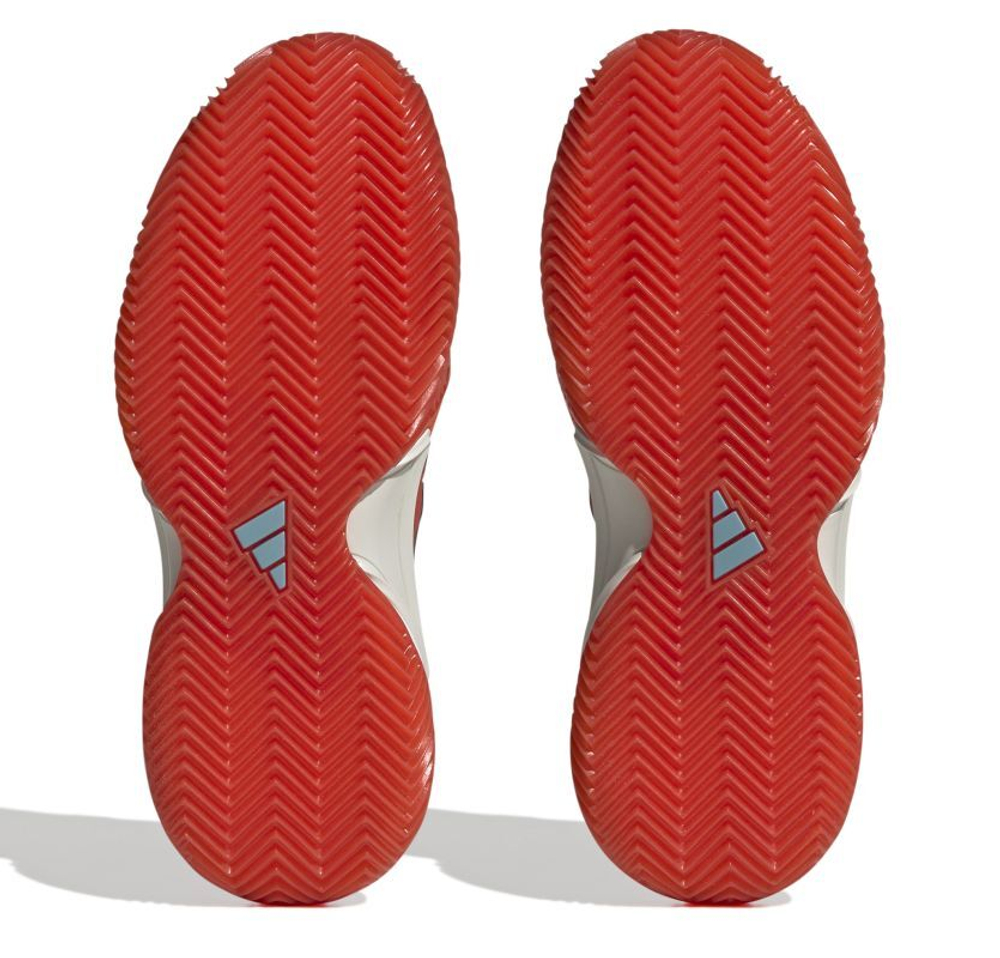 Женские Кроссовки теннисные Adidas Barricade W Clay - preloved blue/silver metallic/preloved red