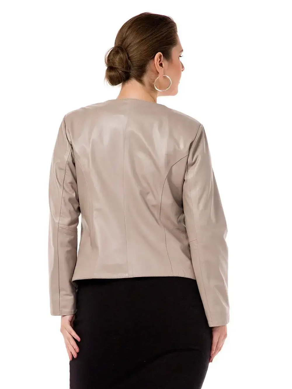 Косуха женская натуральная кожаная