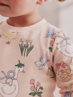 Пижама для девочки Next AJ8-346, 3 шт., Розовый, Светло-желтый, Голубой