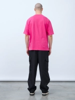 Футболка оверсайз (фуксия) 230 г
