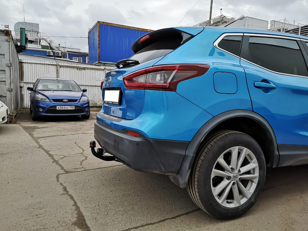 Фаркоп Nissan Qashqai 2007-2014, Nissan Qashqai 2014-2021, условно-съемный,(без электрики) Трейлер.7722