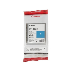 Canon PFI-102C 0896B001 Картридж для Canon imagePROGRAF iPF605, iPF610., iPF650, iPF655, iPF710, iPF750, iPF755, LP17, iPF510, Голубой, 130 мл.