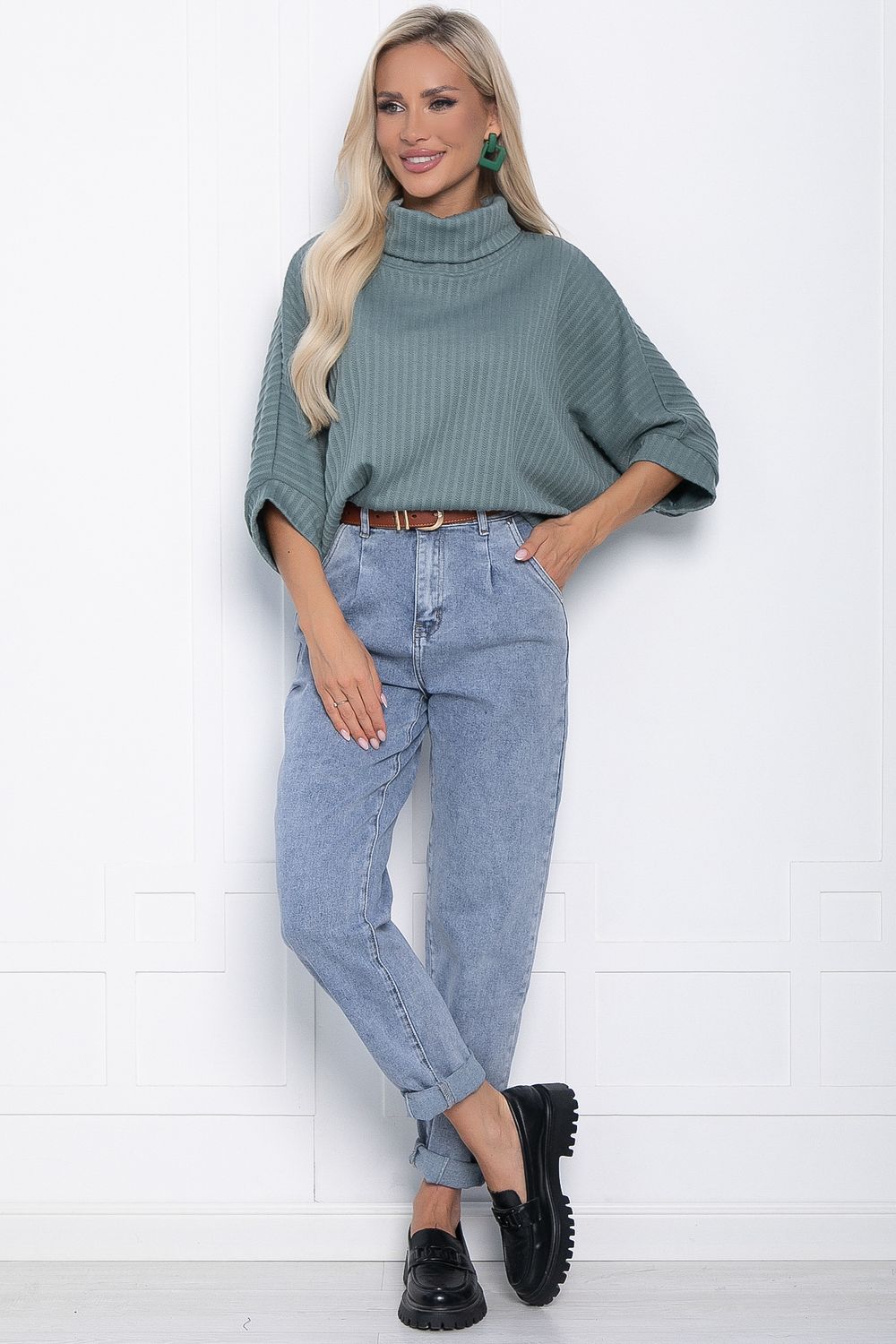 Блуза Барбара (мятная) Б10989 LT Collection