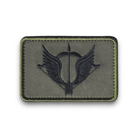 Нашивка ( Шеврон ) На Кепку/Шапку Эмблема ССО (Силы Специальных Операций) Полевая Черная