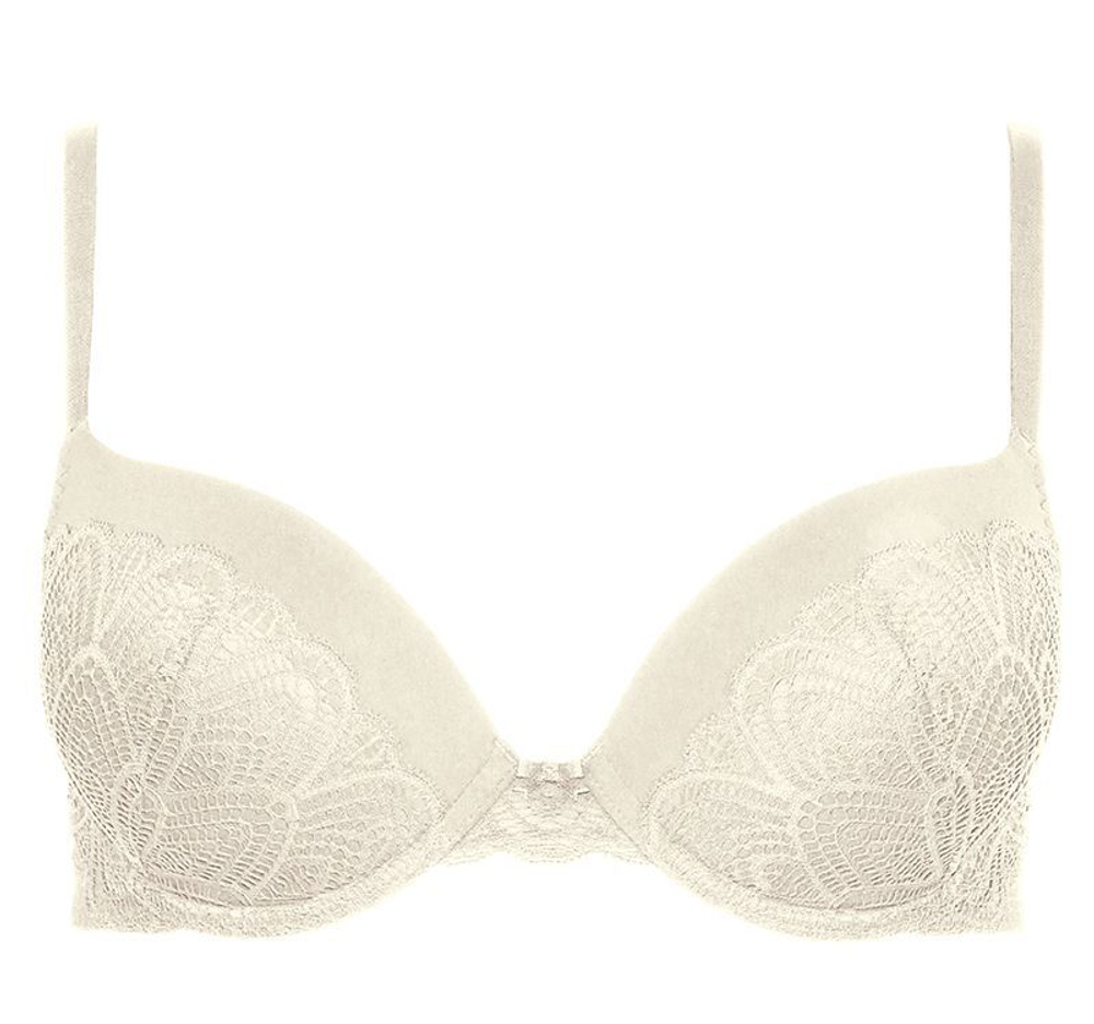 Кружевной бюстгальтер на косточках Grace (Размер: 34DD) (Цвет: черный)