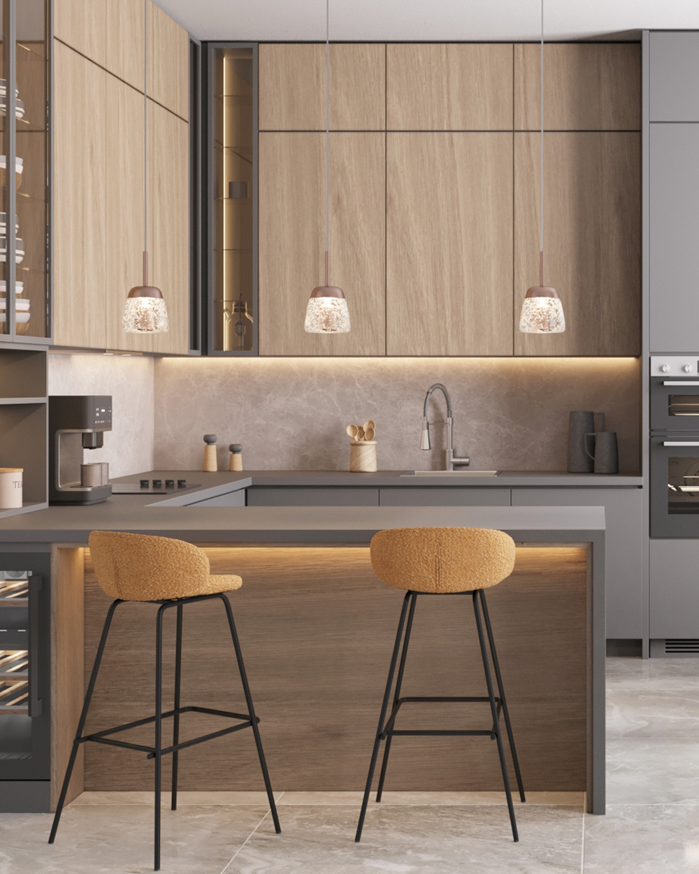 Светильник подвесной светодиодный Moderli V10874-PL Eir