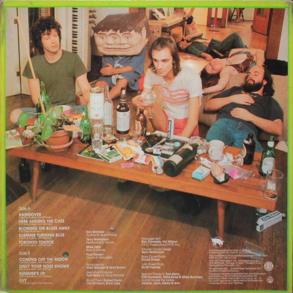 Max Webster / Hangover (LP)