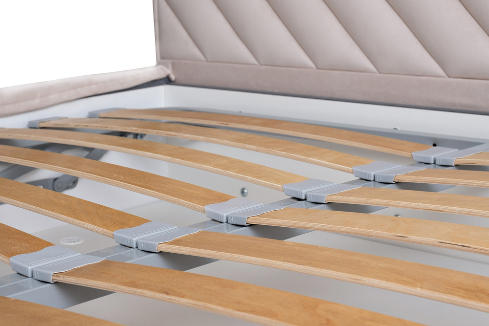 Кровать c подъемным механизмом 173х220х125 Garda Decor Milano Basic велюр бежевый