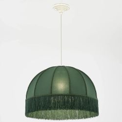 Citilux Базель CL407022 Подвесной светильник патина с зелёным абажуром