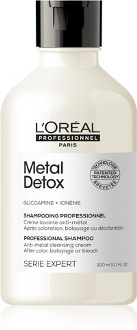 L’Oreal Professionnel Serie Expert Metal Detox - шампунь глубокого очищения для окрашенных и поврежденных волос /   300  ml  / GTIN 30158078