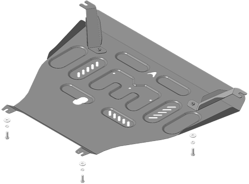 Защита стальная 1,5 мм Д,КПП для Haval H3; V=1.5;FWD и 4WD; с 2024 Motodor.53101