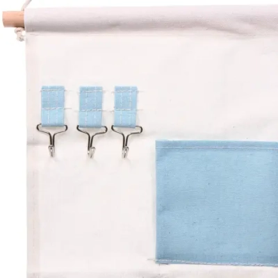 Карман настенный подвесной 7отделений «ИДЕЯДОМА», принт голубой, 35*50см (лейбл Селфи)