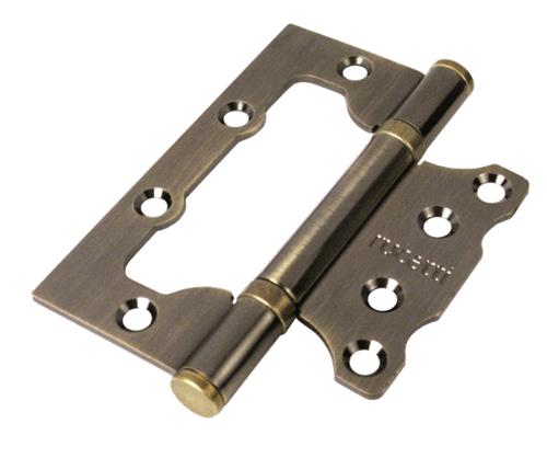 Петля дверная Rucetti без врезки RFH-100*75*2,5 AB