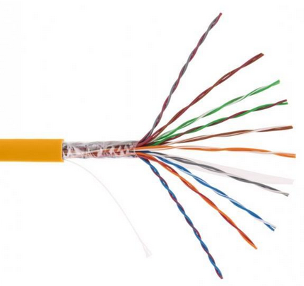 Кабель витая пара U/UTP 5 кат. 10 пар Netlan EC-UU010-5-LSZH-OR-3