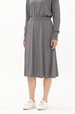 4914 Юбка женская (серый)