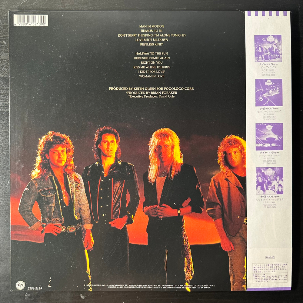 Night Ranger ‎– Man In Motion (Япония 1988г.)
