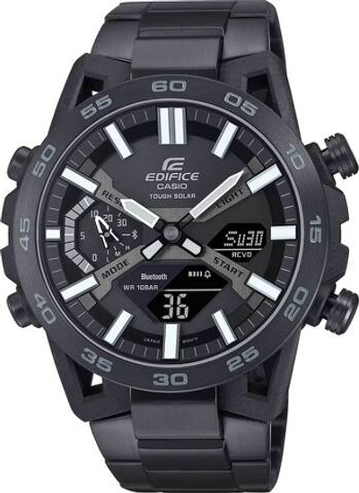 Японские наручные часы Casio Edifice ECB-2000DC-1B с хронографом