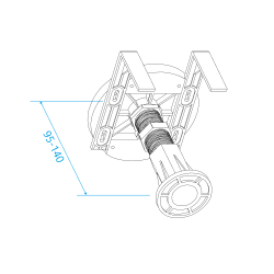 Крепеж к экрану RGW NG-01 (B)