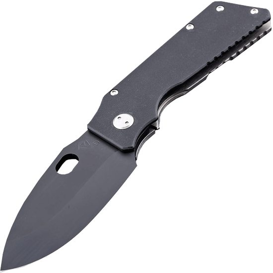 Складной нож скл. Medford Tactical Fighting Folder-1 MF/TFF-1 PVD-G10Bk c клинком из стали D2, рукоять G10 / титан