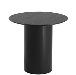 Стол обеденный Type D 80 см основание D 39 см (черный)