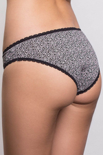 Женские трусики с кружевной отделкой (Размер: L) (Цвет: черный)