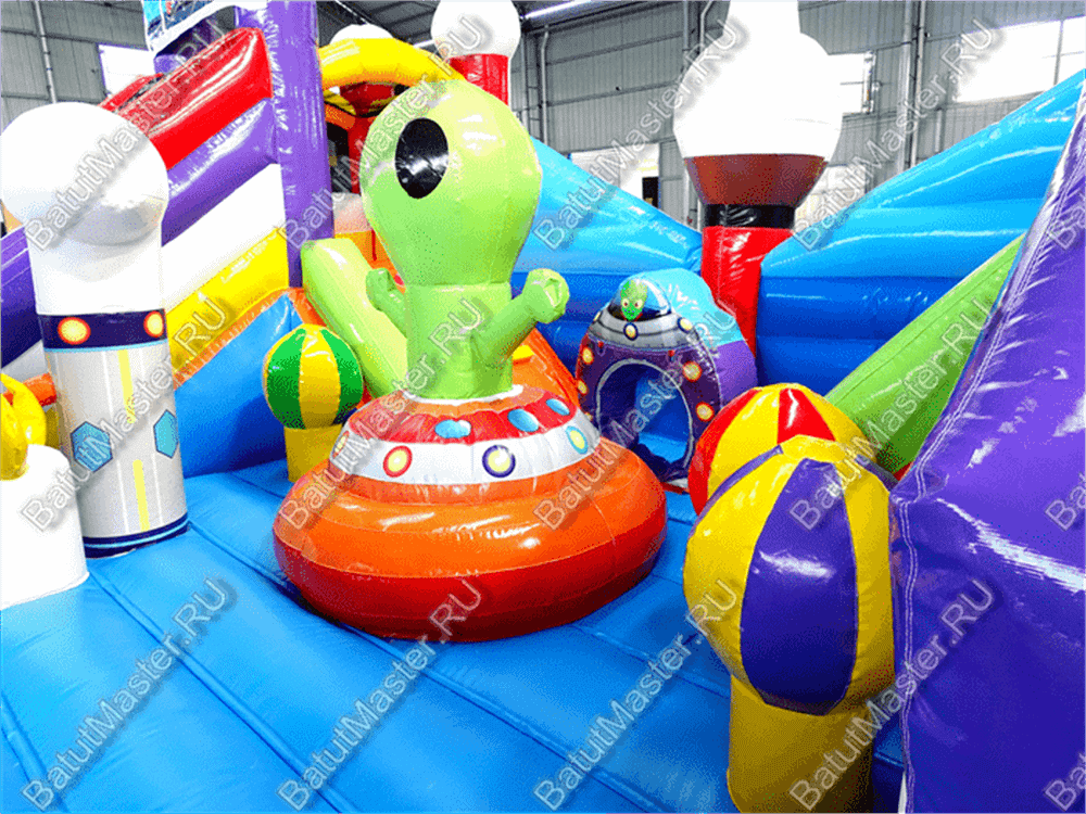 Коммерческий надувной батут "Инопланетяне"