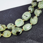 Пренит природный, крупная галтовка, 12-15 мм, камни овалы, штучно.