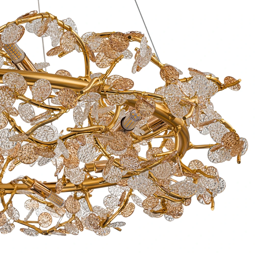 Подвесная люстра Indigo SPLENDORE 11042/12P Gold V000421