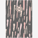 Тетрадь общая 60 листов на скрепке "Стильный Офис"