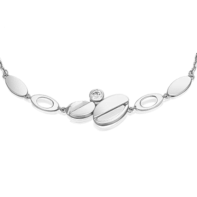 Браслет из белого золота c натуральным топазом white Артикул: 05-0747-00-201-1120