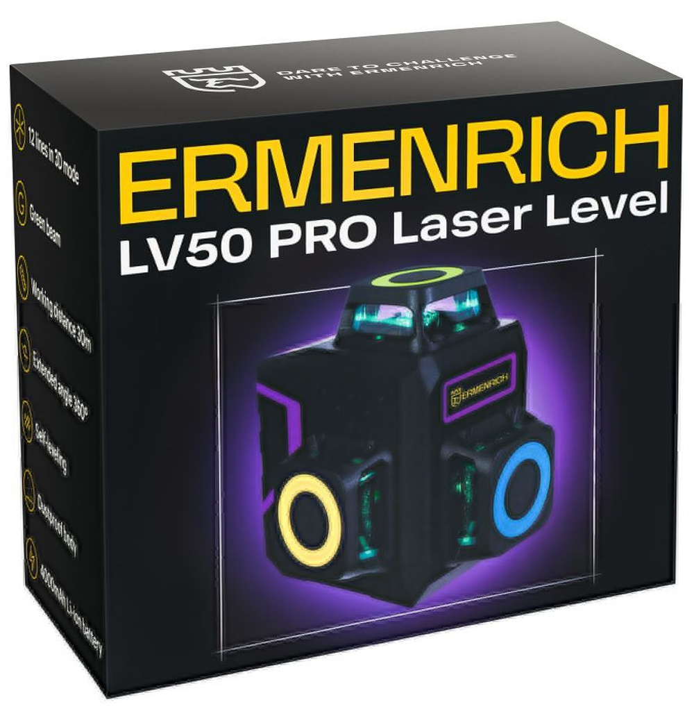 Уровень лазерный Ermenrich 84086