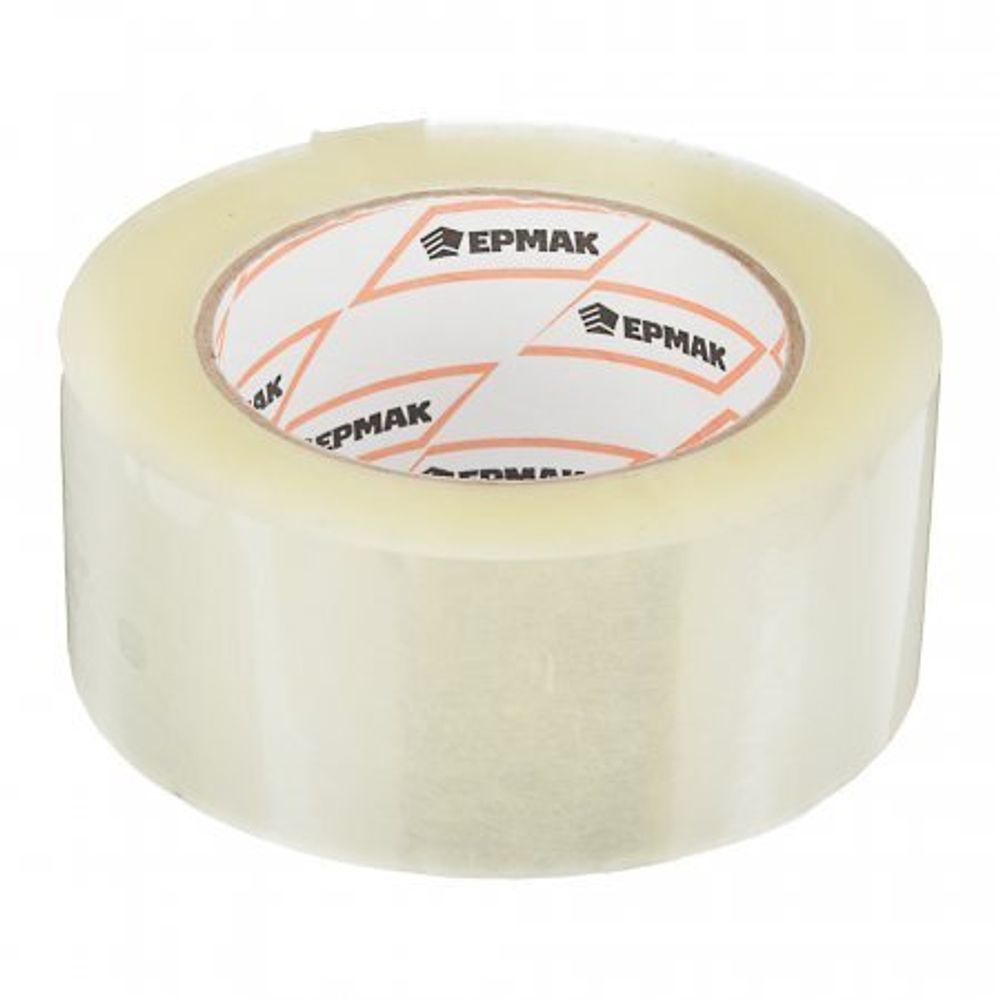 Скотч упаковочный прозрачный 48ммx50м ЕРМАК