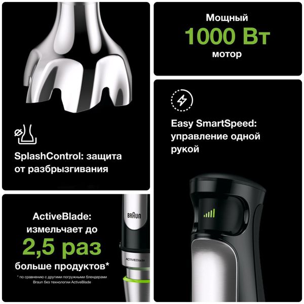 Погружной блендер Braun Multiquick 7 MQ7087X