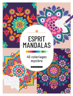 Раскраска по номерам Esprit Mandalas : 40 Coloriages mystère