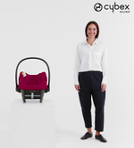 Коляска Cybex Priam IV Rosegold complete Aton B2 Dynamic Red Base One 4 в 1 Leaf Green
