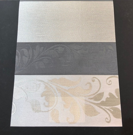 Рулонная штора День-Ночь Мини, ткань DN4954-01, цвет платина